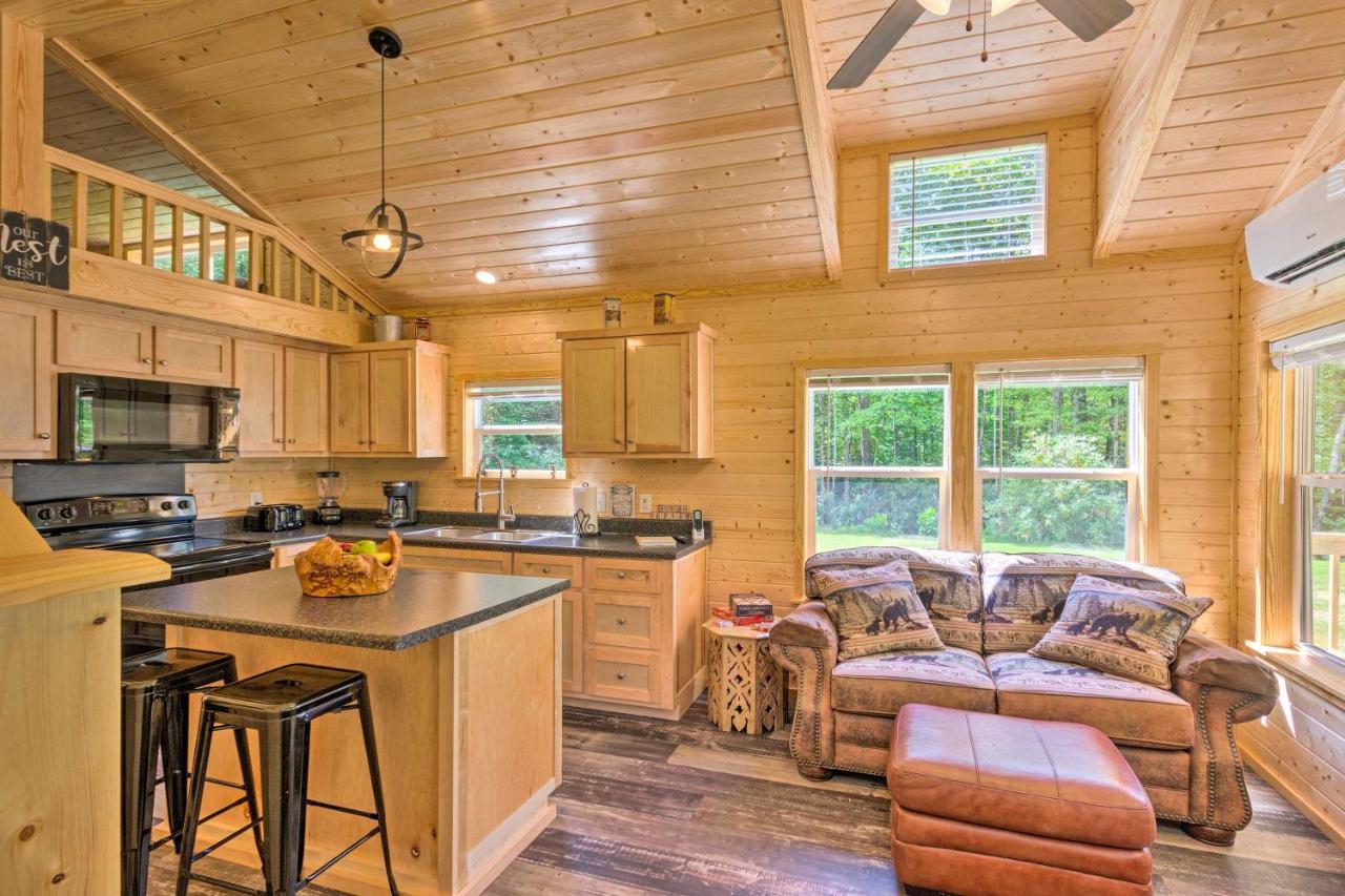 Quaint Mtn Cabin Tiny Living Near Big Adventure Brevard Ngoại thất bức ảnh