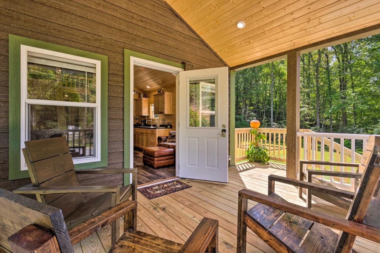 Quaint Mtn Cabin Tiny Living Near Big Adventure Brevard Ngoại thất bức ảnh