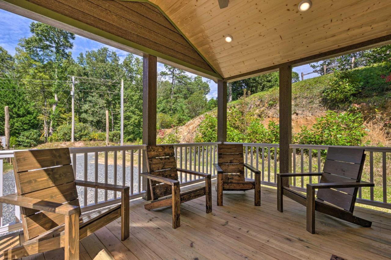 Quaint Mtn Cabin Tiny Living Near Big Adventure Brevard Ngoại thất bức ảnh