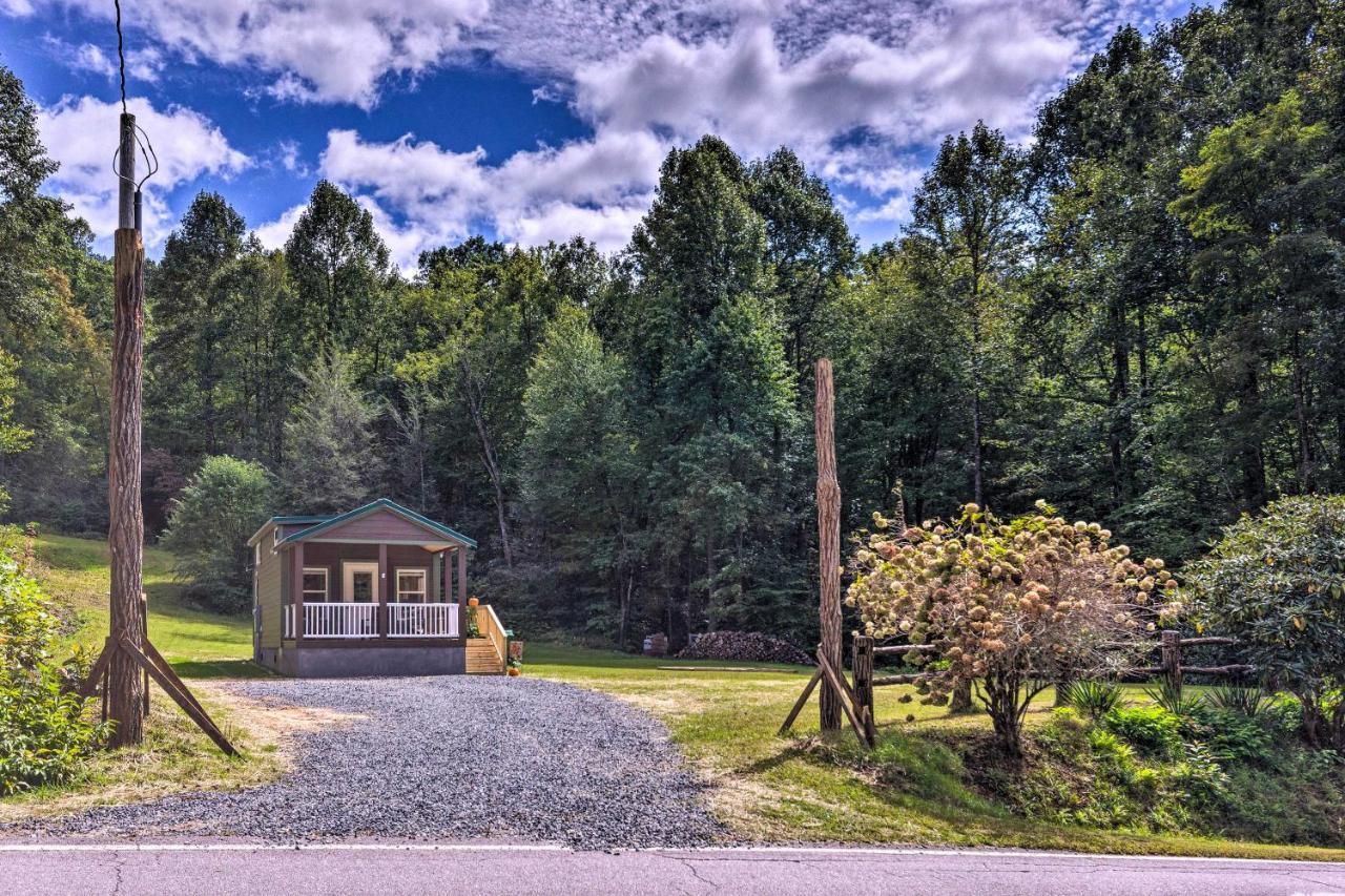 Quaint Mtn Cabin Tiny Living Near Big Adventure Brevard Ngoại thất bức ảnh